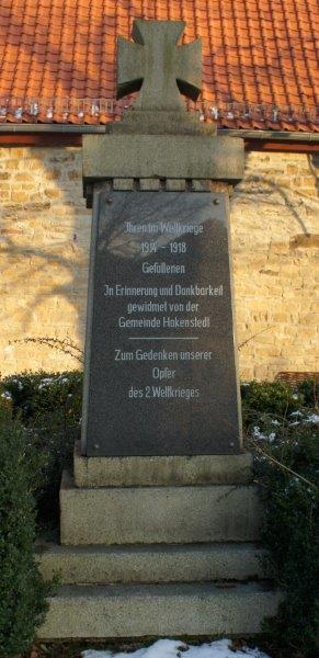 Kriegerdenkmal Hakenstedt